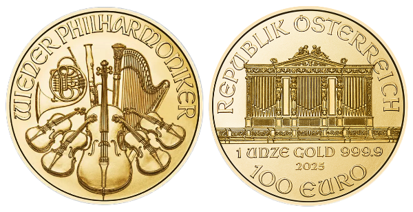 Zlatá investičná minca Wiener Philharmoniker 1 Oz