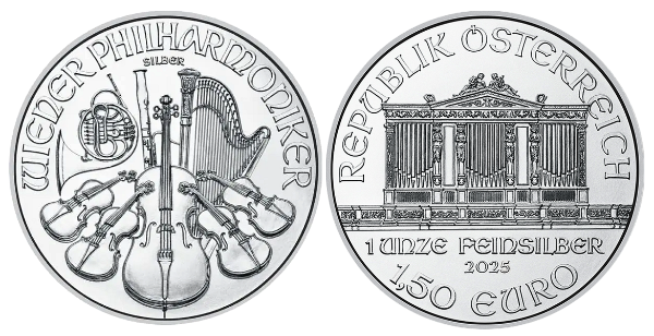Strieborná investičná minca Wiener Philharmoniker 1 Oz